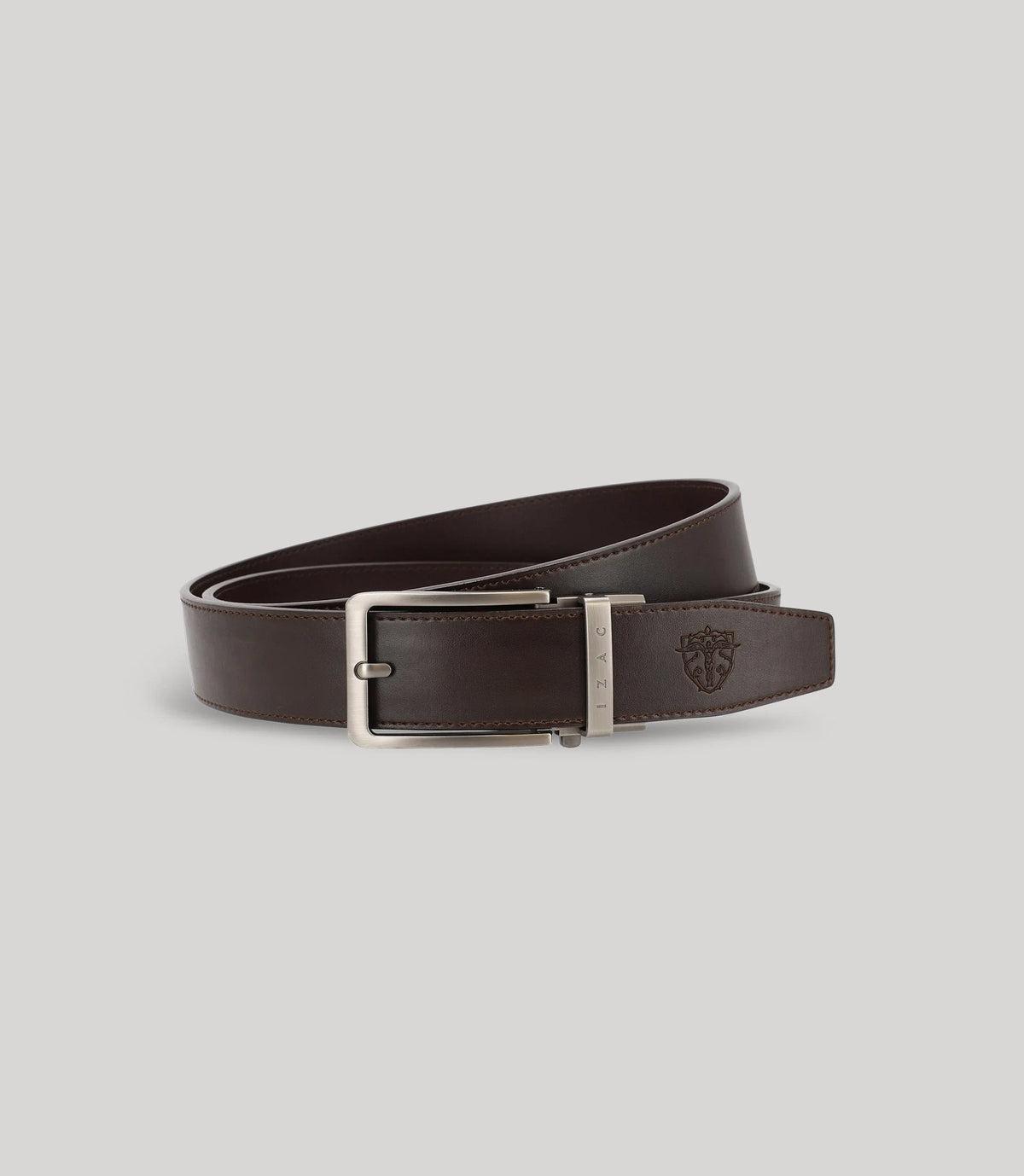 Ceinture à cliquet marron - IZAC