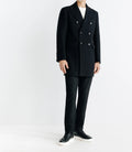 Manteau croisé noir - IZAC