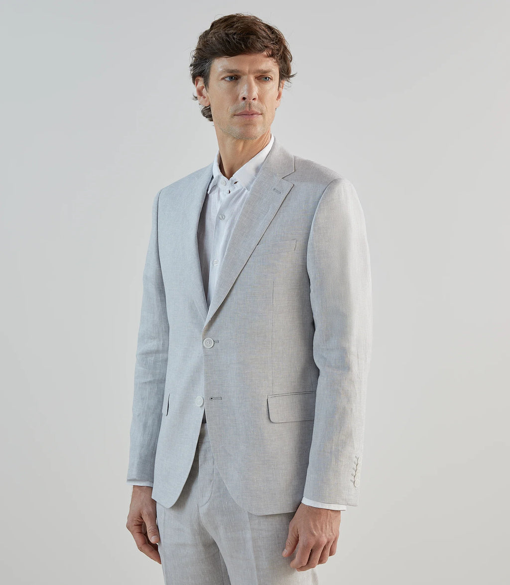 Veste ville 100% lin grise - IZAC