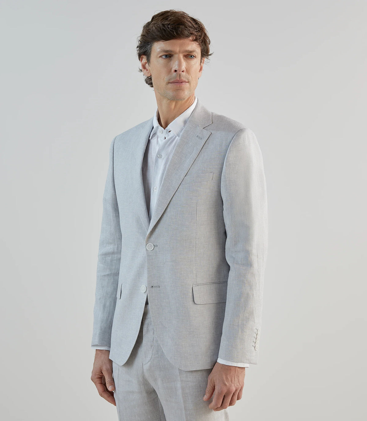Veste ville 100% lin grise - IZAC