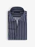Chemise ville rayée marine - IZAC