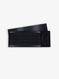 Coffret ceinture smocking et noeud papillon noir - IZAC