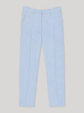 Pantalon ville 100% lin bleu ciel - IZAC