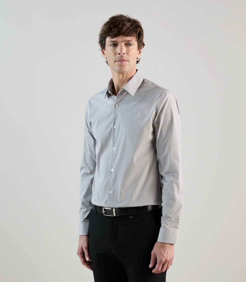 Chemise fantaisie blanche - IZAC