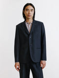 Veste en laine majoritaire noire - IZAC