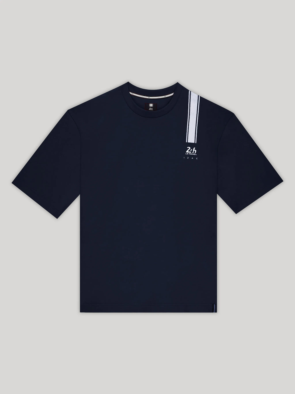 T-shirt col rond marine 24h Le Mans - IZAC