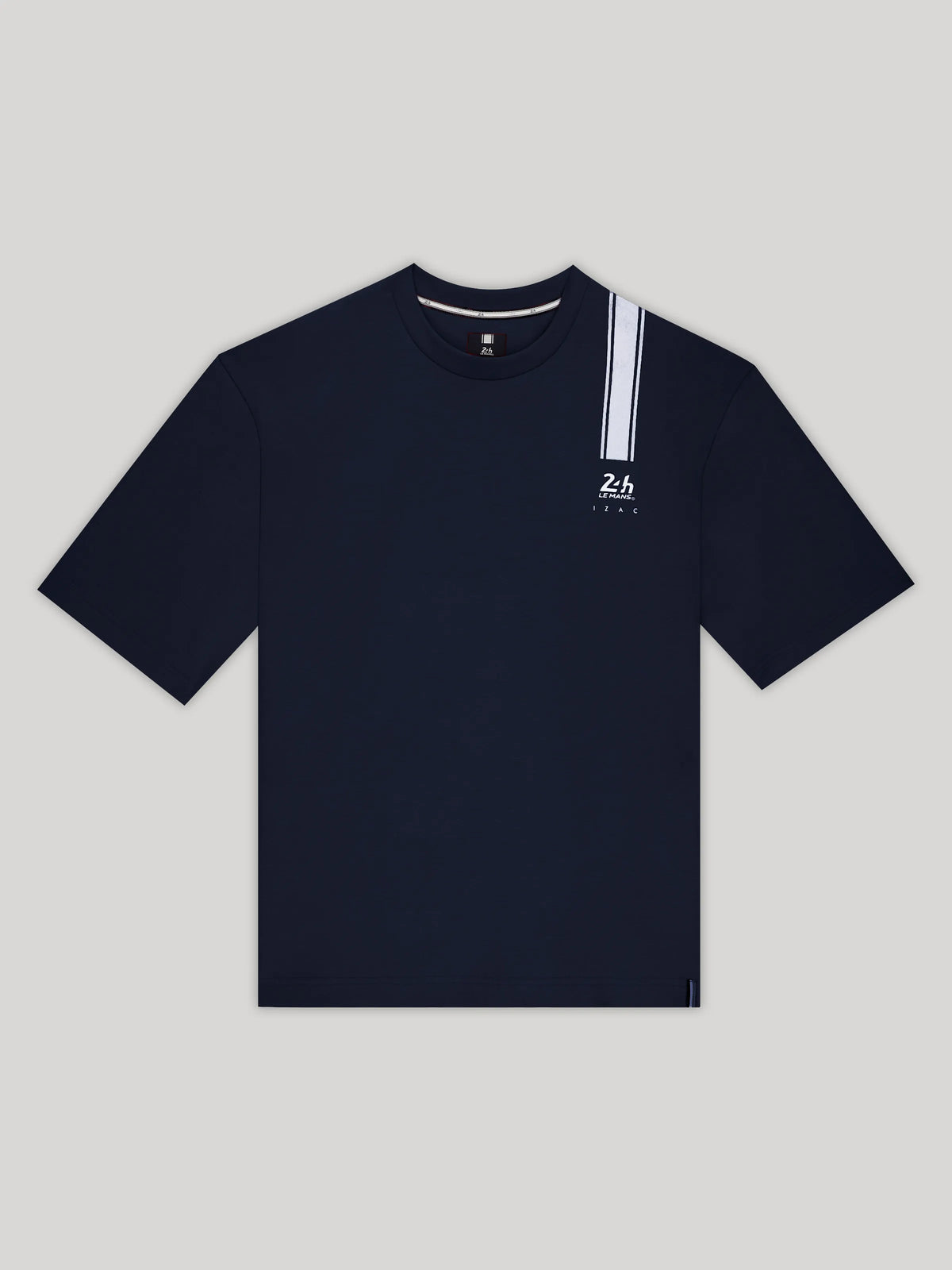 T-shirt col rond marine 24h Le Mans - IZAC