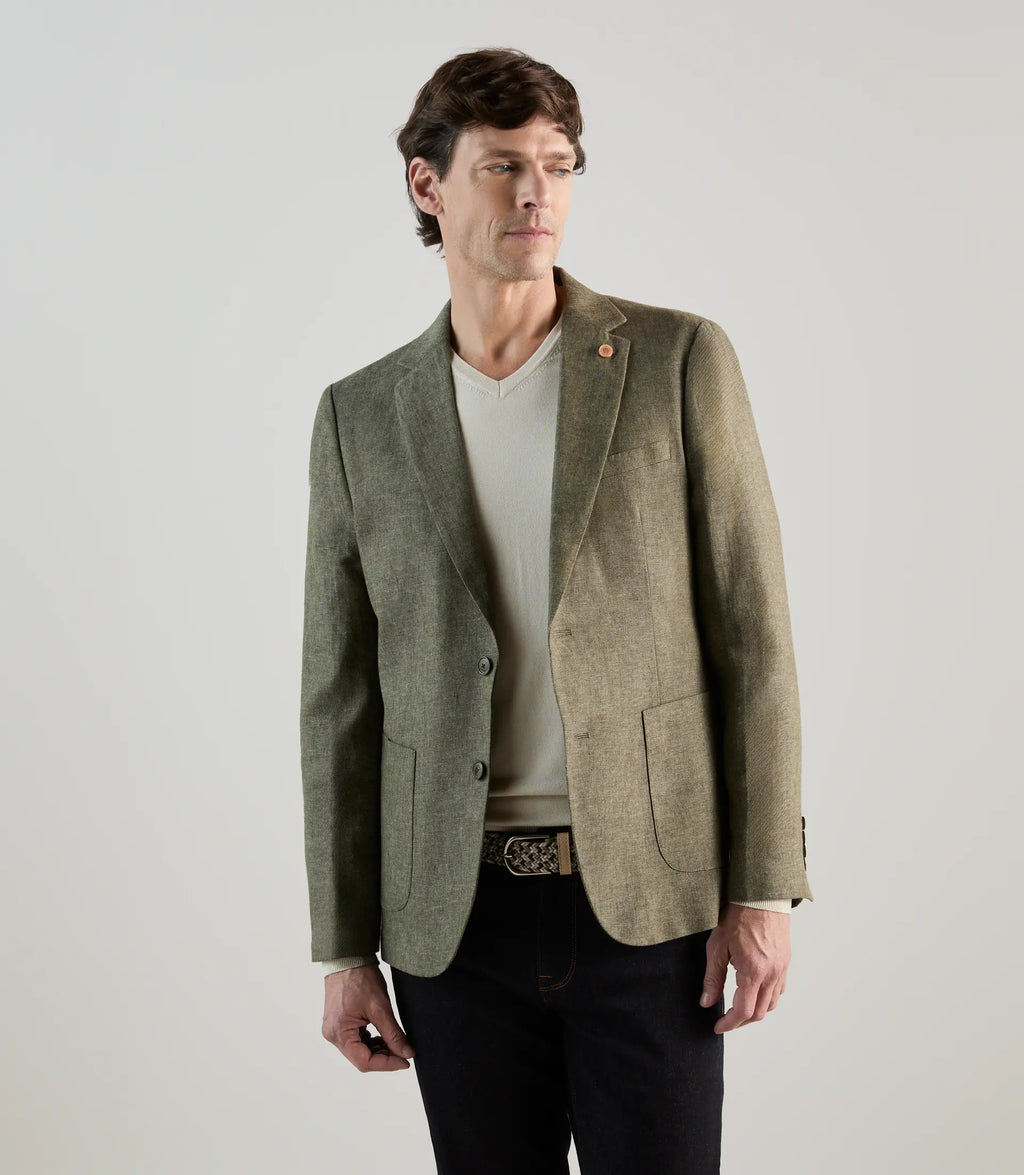 Veste casual verte - IZAC