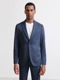 Veste ville en maille marine - IZAC
