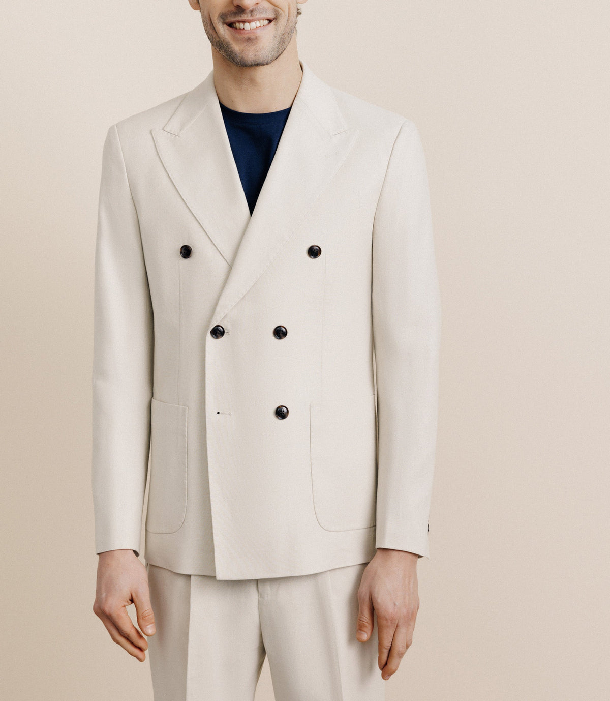 Veste ville croisée beige - IZAC