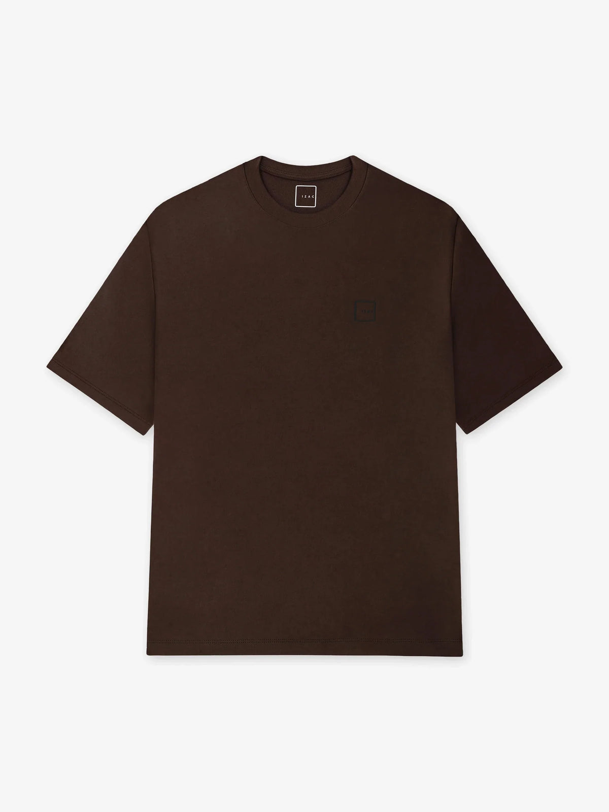 T-shirt à manches courtes oversize marron - IZAC