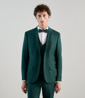 Costume 3 pièces de cérémonie vert f - IZAC