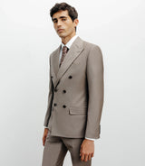 Costume croisé taupe - IZAC