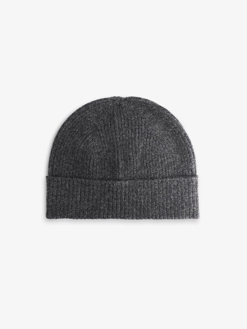 Bonnet en maille côtelée anthracite - IZAC