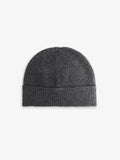 Bonnet en maille côtelée anthracite - IZAC