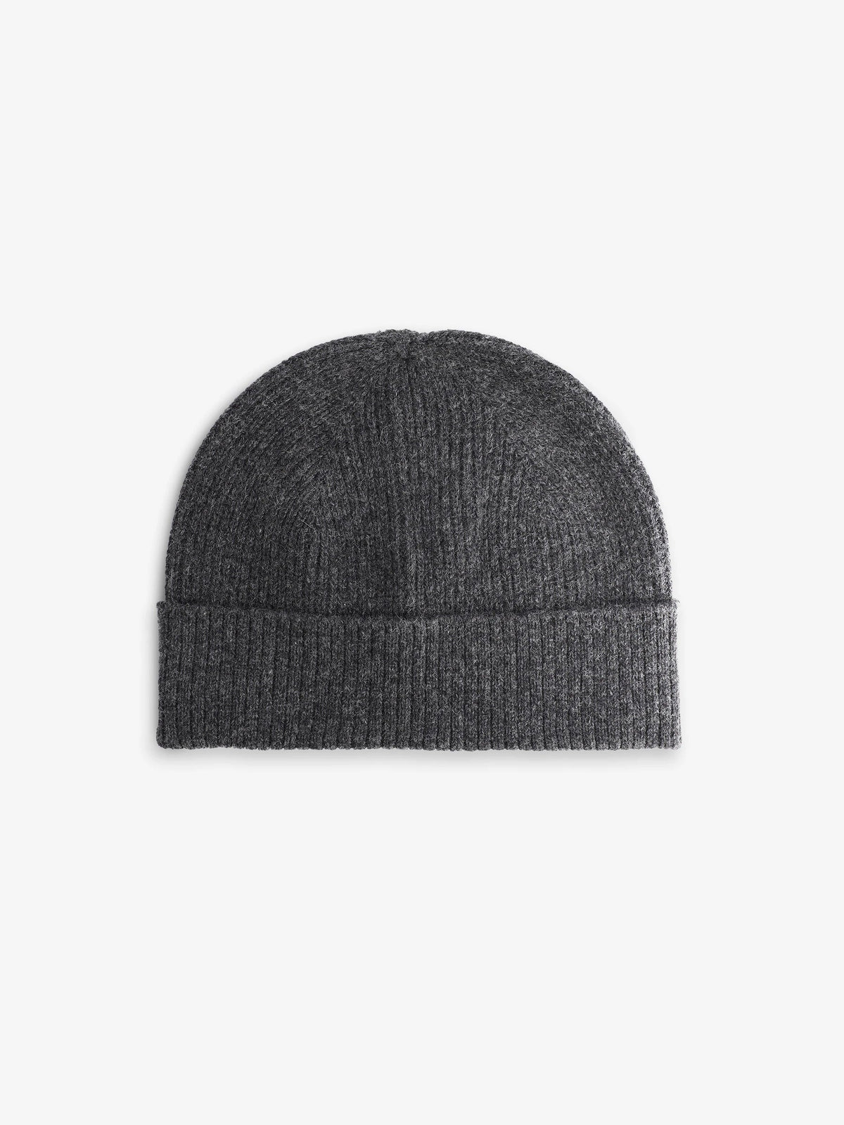 Bonnet en maille côtelée anthracite - IZAC