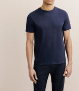 T-shirt col rond marine - IZAC