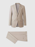 Costume 2 boutons beige