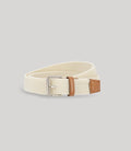 Ceinture tressée mastic - IZAC