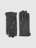 Gant en cuir noir - IZAC
