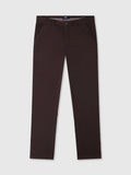Pantalon chino - coton sergé bordeaux foncé