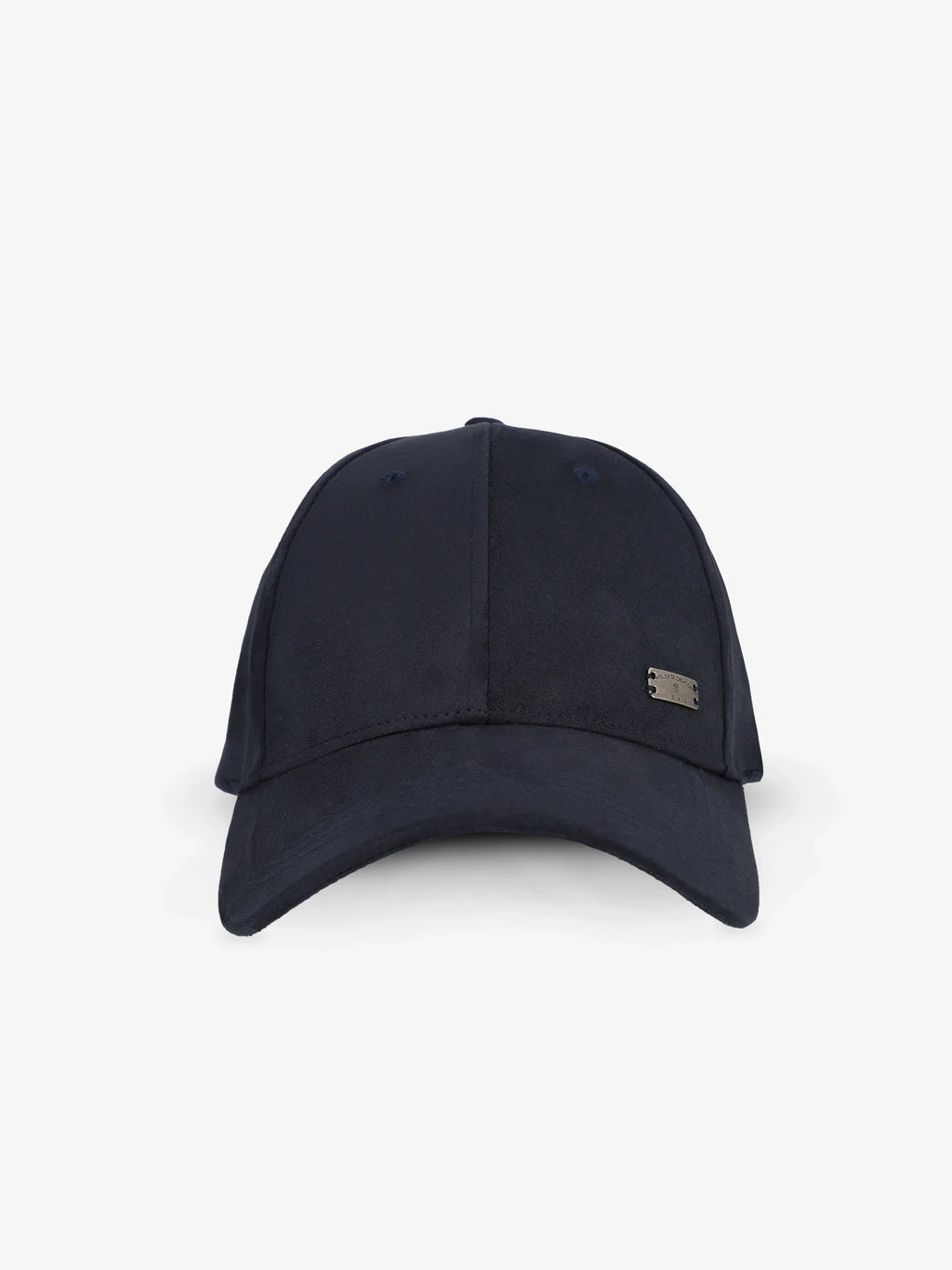 Casquette unie en suede marine - IZAC