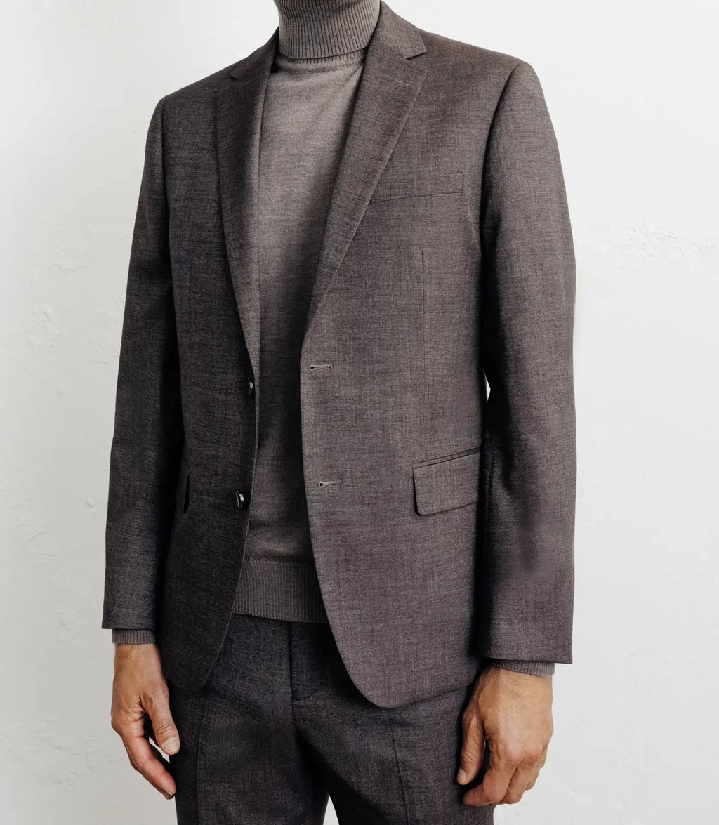 Costume avec boutons marron - IZAC