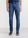 Jean 5 poches droit bleu - IZAC