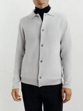 Cardigan surchemise en maille gris chiné - IZAC