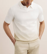 Polo en maille dégradé beige - IZAC