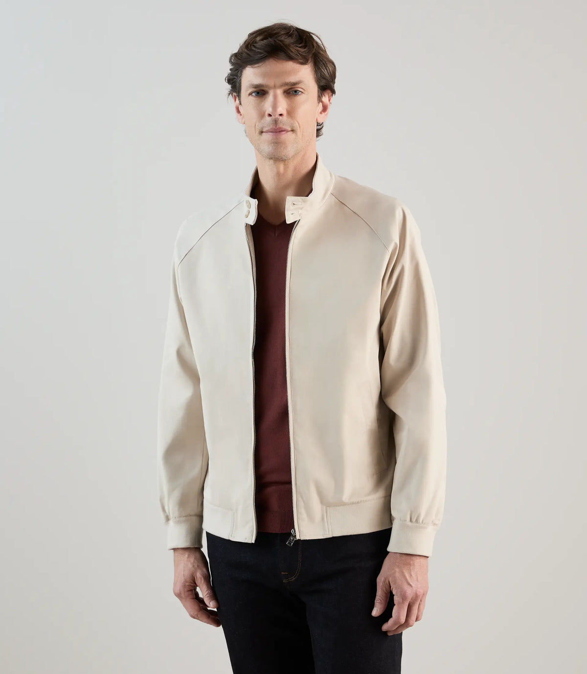 Blouson à manches raglan beige - IZAC
