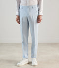 Pantalon ville 100% lin bleu ciel - IZAC