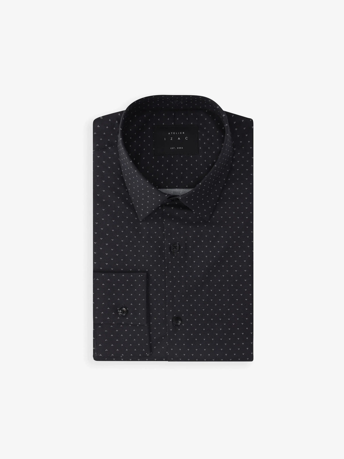 Chemise fantaisie noire - IZAC