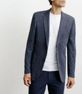 Veste casual en maille marine - IZAC