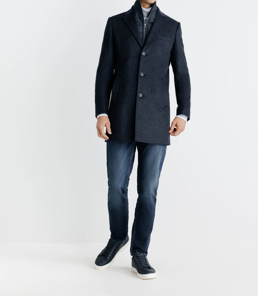 Manteau ville parementure bleu - IZAC