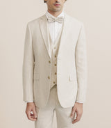 Veste ville 100% lin séparable beige - IZAC