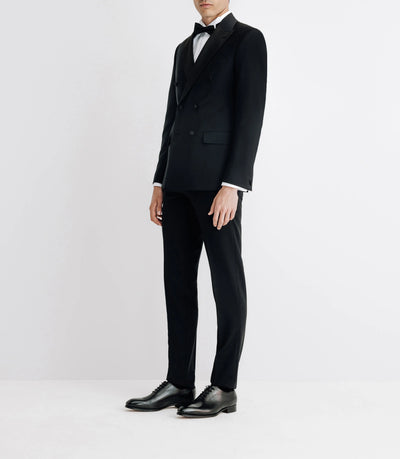 Costume croisé 6 boutons noir - IZAC