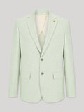 Veste ville séparable 100% lin vert eau - IZAC