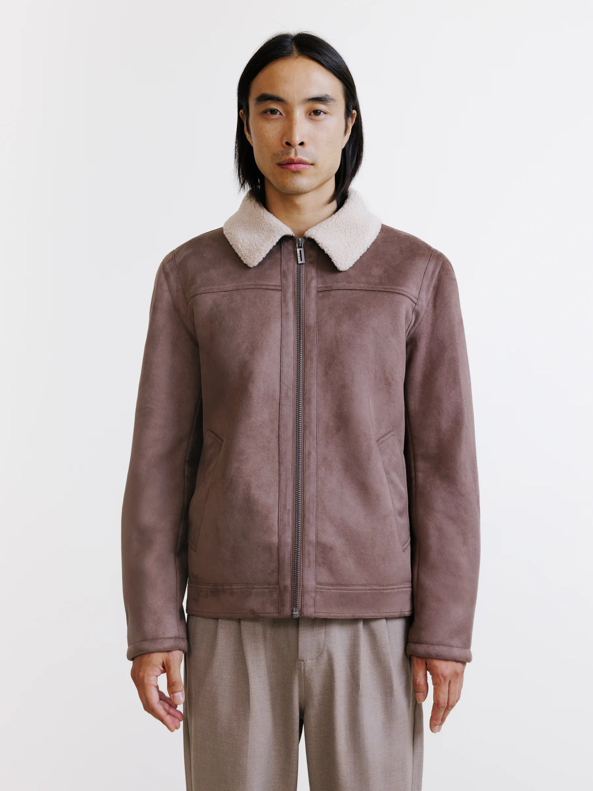 Blouson bombardier taupe - IZAC