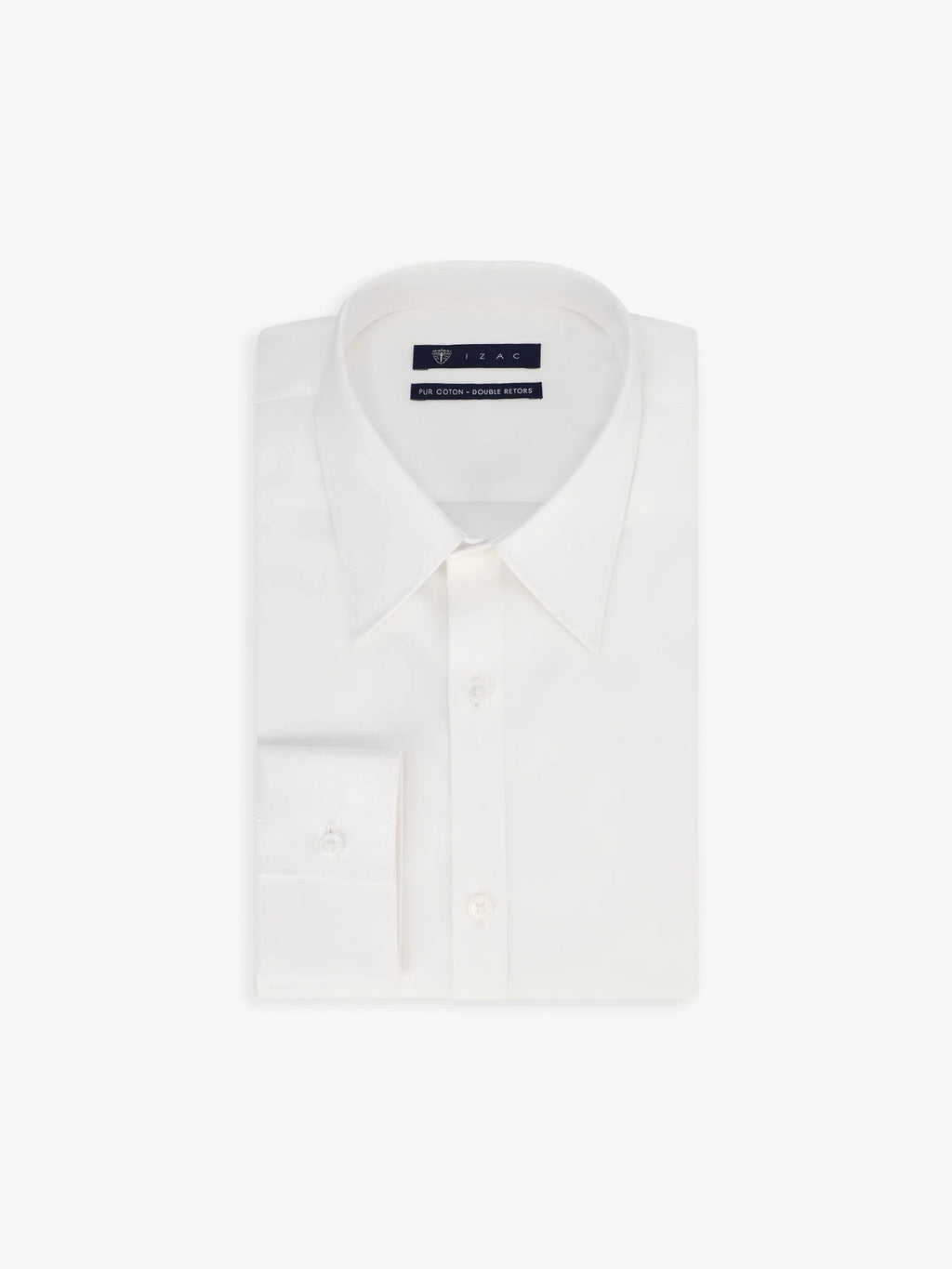 Chemise col français blanche - IZAC