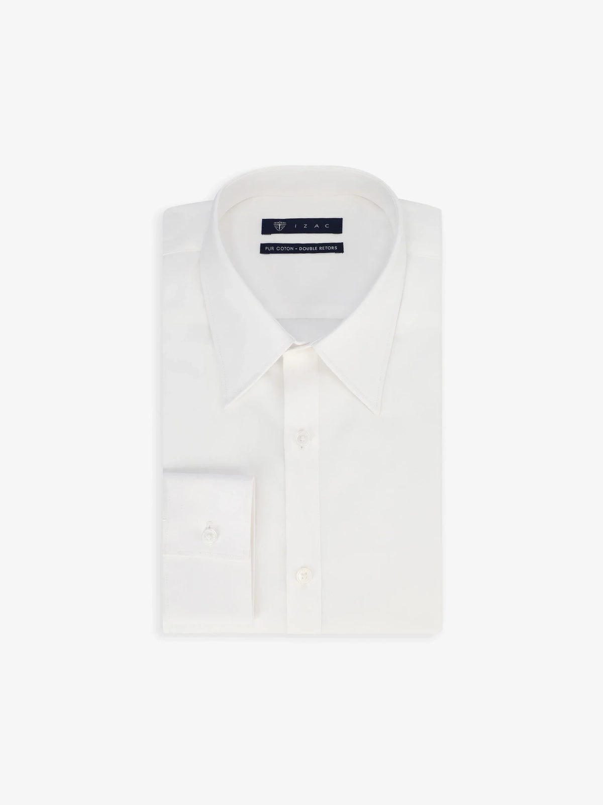 Chemise col français blanche - IZAC
