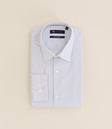 Chemise 100% coton ajustée blanche - IZAC