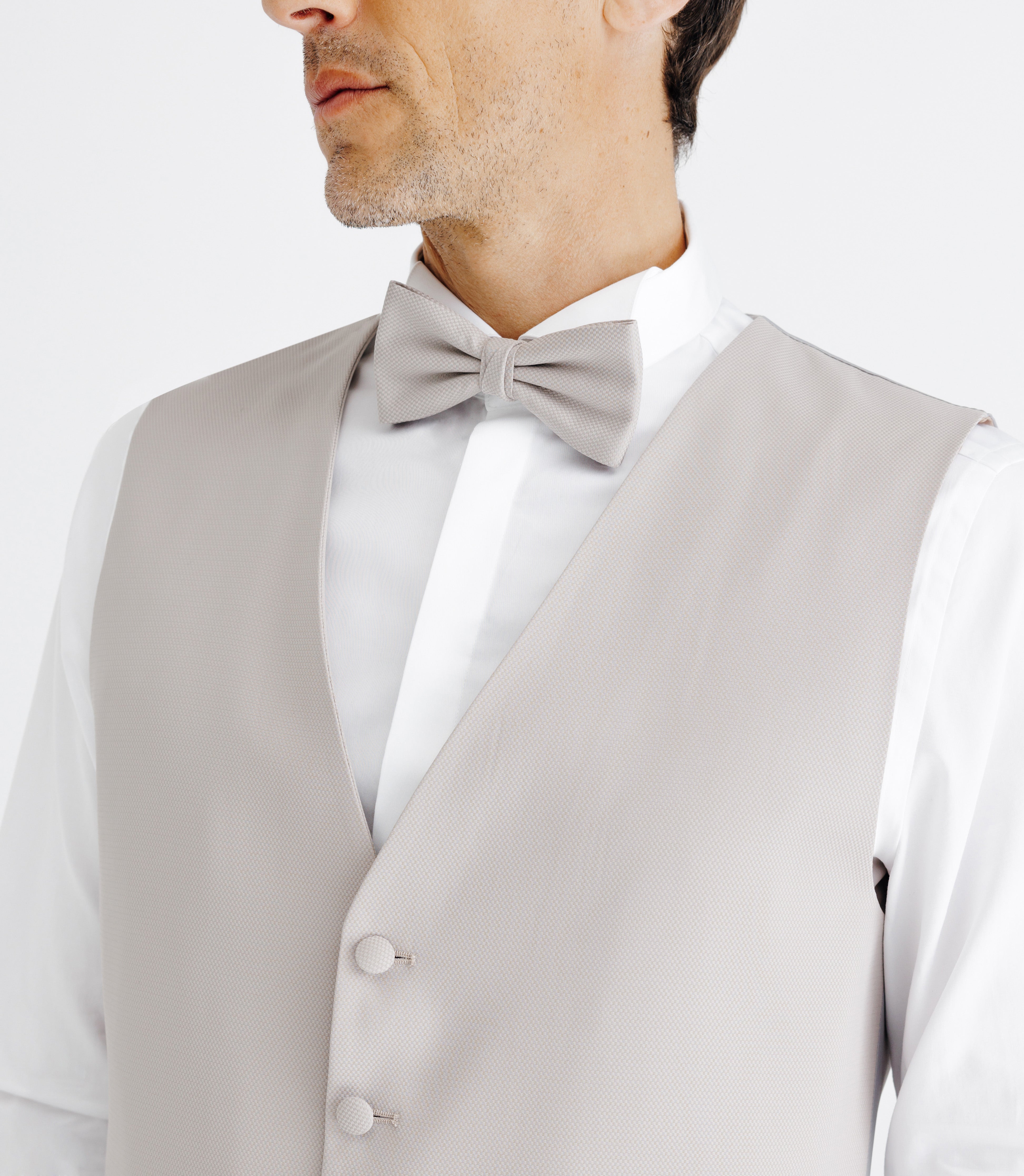 Gilet de costume cérémonie gris - IZAC