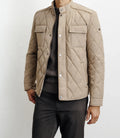 Blouson col chemise beige - IZAC