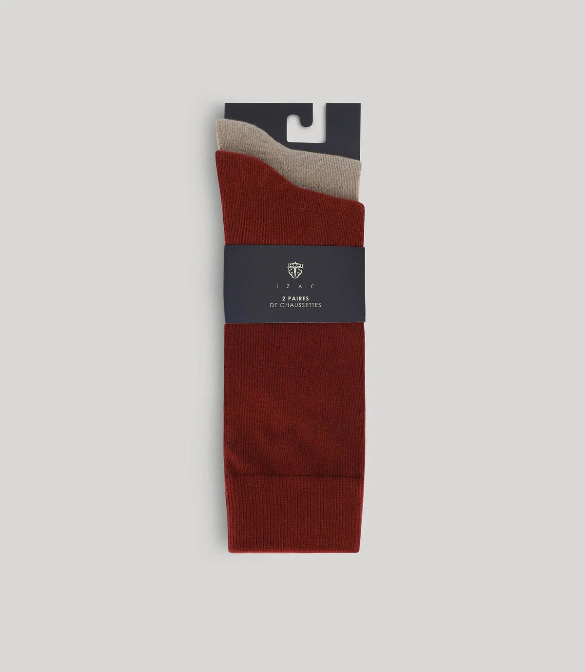 Pack de chaussettes brique - IZAC