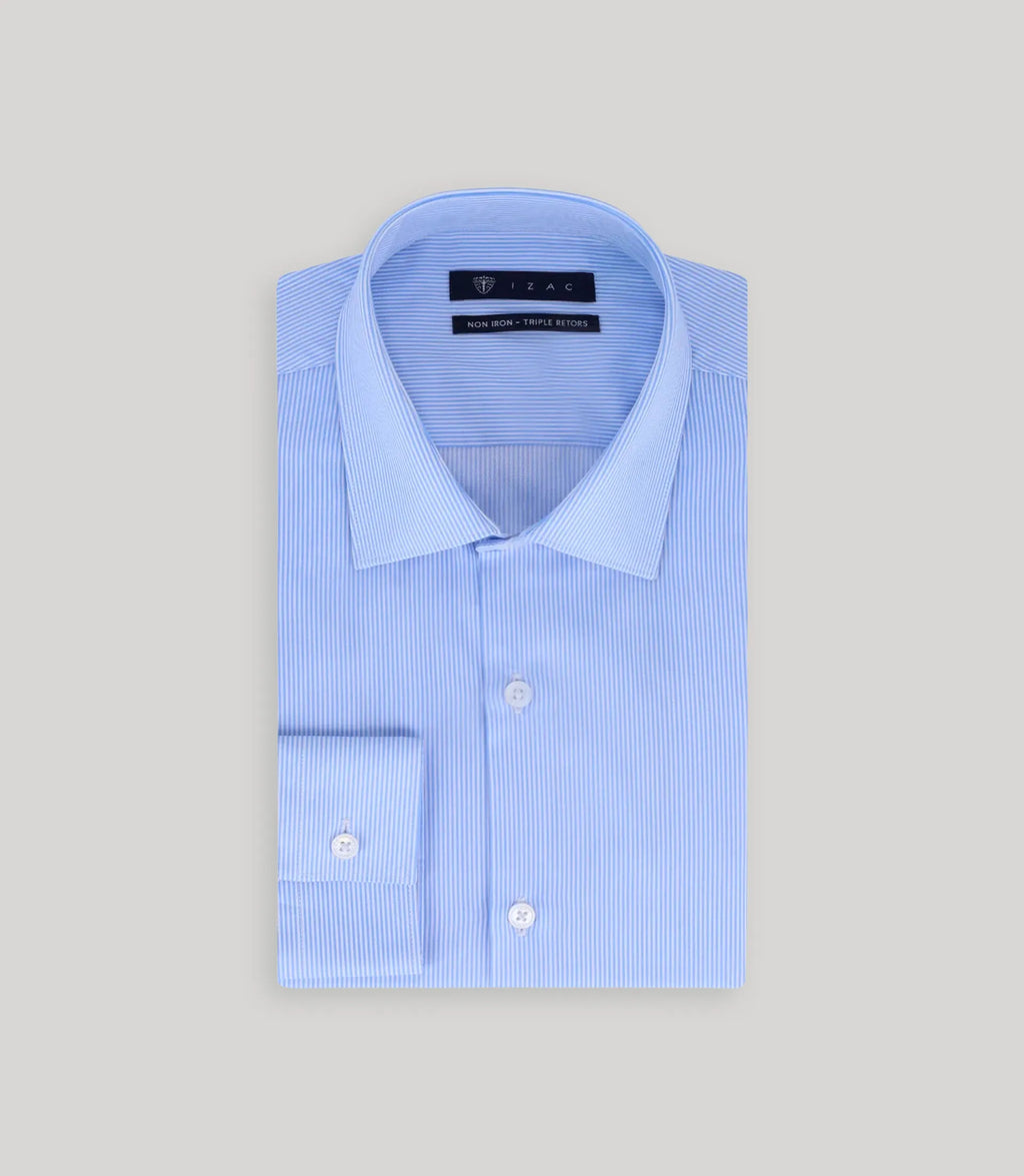 Chemise non iron ciel - IZAC