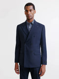 Costume croisé bleu marine - IZAC