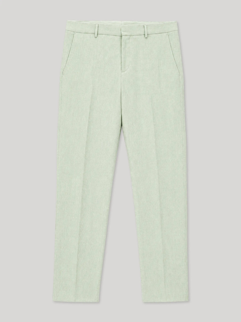 Pantalon ville 100% lin vert eau - IZAC