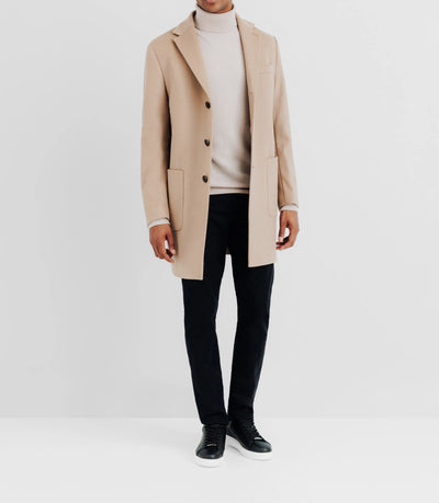 Manteau ville camel - IZAC