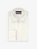 Chemise ville satin écru - IZAC